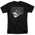 ELVIS PRESLEY/WHITE GLOW - S/S ADULT 18/1 - BLACK