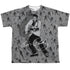 ELVIS PRESLEY/ROCKIN ALL OVER (FRONT/BACK PRINT) - S/S YOUTH POLY CREW - MULTI