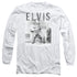 ELVIS PRESLEY/WITH THE BAND -  L/S ADULT 18/1  - WHITE