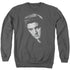ELVIS PRESLEY/AMERICAN IDOL - ADULT CREWNECK SWEATSHIRT - CHARCOAL