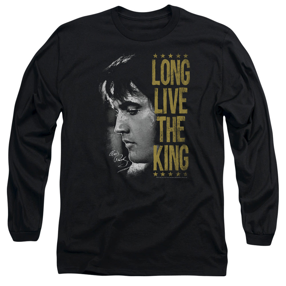 ELVIS PRESLEY/LONG LIVE THE KING -  L/S ADULT 18/1  - BLACK