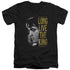 ELVIS PRESLEY/LONG LIVE THE KING - S/S ADULT V-NECK 30/1 - BLACK