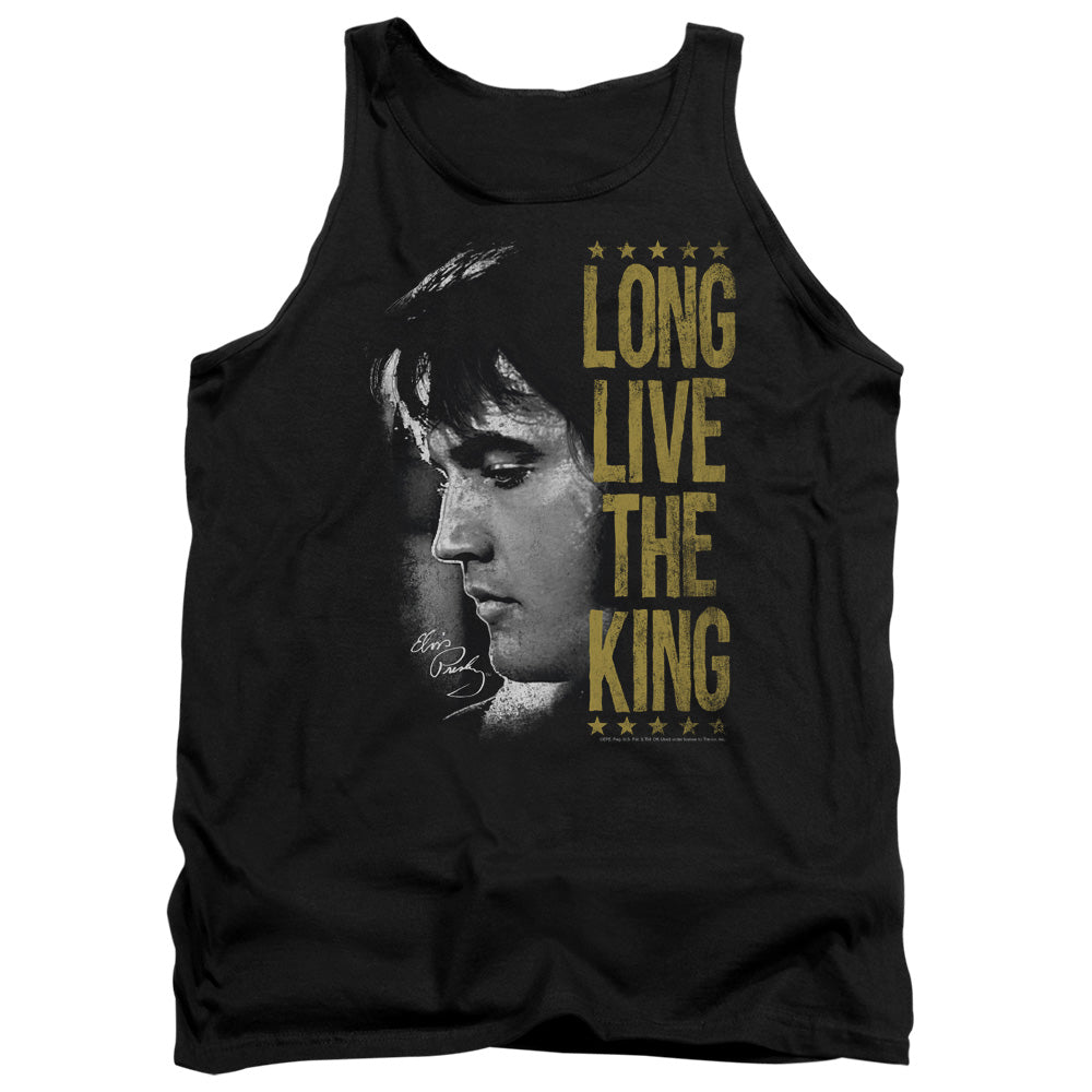 ELVIS PRESLEY/LONG LIVE THE KING - ADULT TANK - BLACK