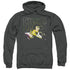 ELVIS PRESLEY/MULTICOLORED - ADULT PULLOVER HOODIE - CHARCOAL