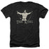 ELVIS PRESLEY/ORNATE KING - ADULT HEATHER - BLACK