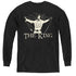ELVIS PRESLEY/ORNATE KING - YOUTH LONG SLEEVE TEE - BLACK