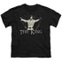 ELVIS PRESLEY/ORNATE KING - S/S YOUTH 18/1 - BLACK