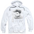 ELVIS PRESLEY/RELAXING - ADULT PULLOVER HOODIE - WHITE