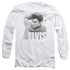 ELVIS PRESLEY/RELAXING -  L/S ADULT 18/1  - WHITE