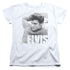 ELVIS PRESLEY/RELAXING - S/S WOMENS TEE - WHITE