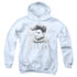 ELVIS PRESLEY/RELAXING - YOUTH PULLOVER HOODIE - WHITE