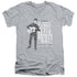 ELVIS PRESLEY/IN PERSON - S/S ADULT V-NECK 30/1 - ATHLETIC HEATHER