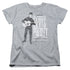 ELVIS PRESLEY/IN PERSON - S/S WOMENS TEE - ATHLETIC HEATHER