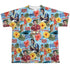 ELVIS PRESLEY/SURFS UP (FRONT/BACK PRINT) - S/S YOUTH POLY CREW - MULTI