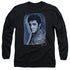 ELVIS PRESLEY/OVERLAY -  L/S ADULT 18/1  - BLACK