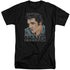 ELVIS PRESLEY/GRAPHIC KING - S/S ADULT TALL 18/1 - BLACK