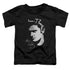 ELVIS PRESLEY/SIMPLE FACE - S/S TODDLER TEE - BLACK