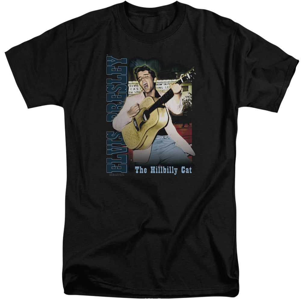 ELVIS PRESLEY/MEMPHIS - S/S ADULT TALL 18/1 - BLACK
