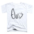 ELVIS PRESLEY/SKETCHY NAME - S/S TODDLER TEE - WHITE