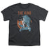 ELVIS PRESLEY/MIC IN HAND - S/S YOUTH 18/1 - CHARCOAL
