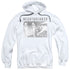 ELVIS PRESLEY/HEARTBREAKER - ADULT PULLOVER HOODIE - WHITE