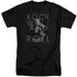 ELVIS PRESLEY/ROCK AND ROLL - S/S ADULT TALL 18/1 - BLACK
