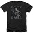ELVIS PRESLEY/ROCK AND ROLL - ADULT HEATHER - BLACK