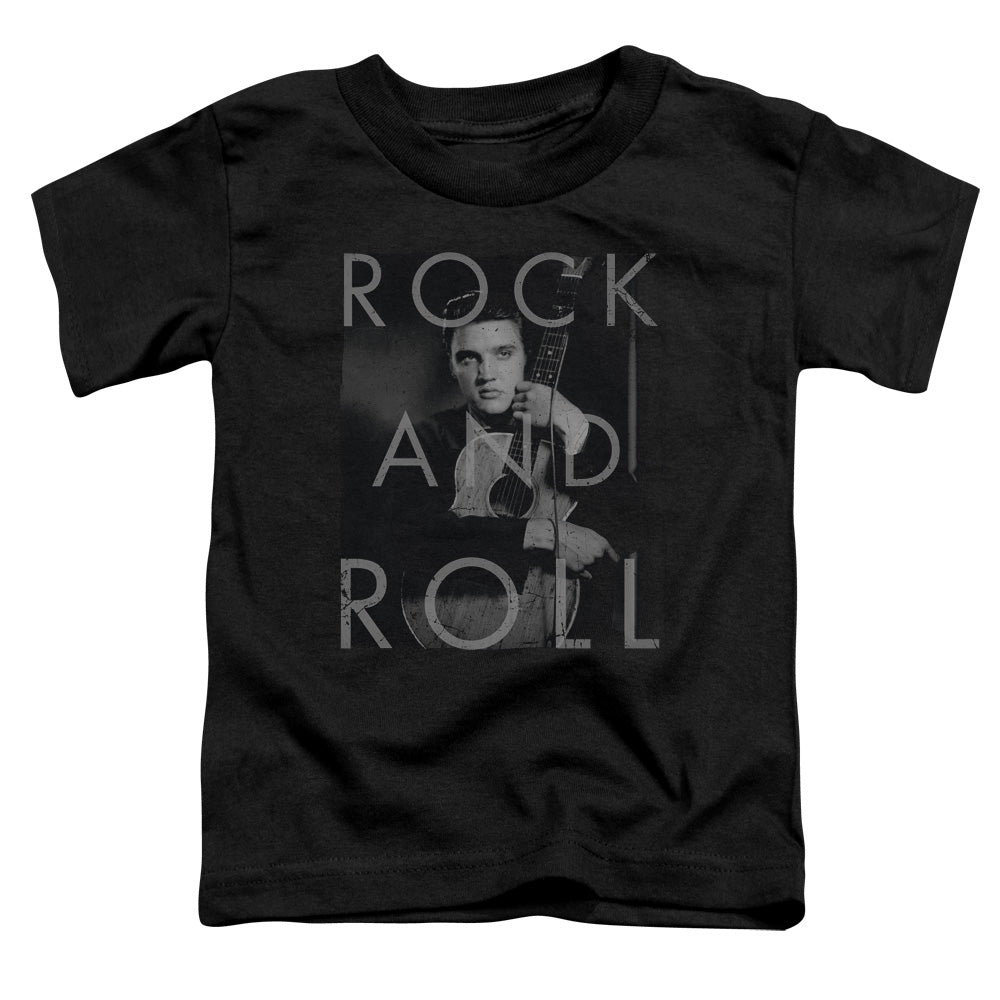 ELVIS PRESLEY/ROCK AND ROLL - S/S TODDLER TEE - BLACK