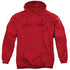 ELVIS PRESLEY/SIGNATURE SKETCH - ADULT PULLOVER HOODIE - RED