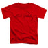 ELVIS PRESLEY/SIGNATURE SKETCH - S/S TODDLER TEE - RED