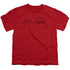 ELVIS PRESLEY/SIGNATURE SKETCH - S/S YOUTH 18/1 - RED