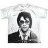 ELVIS PRESLEY/MUGSHOT (FRONT/BACK PRINT) - S/S YOUTH POLY CREW - MULTI