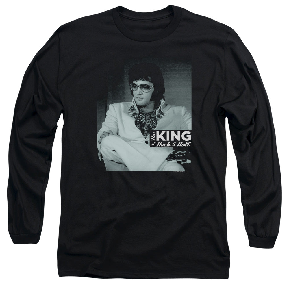 ELVIS PRESLEY/GOOD TO BE -  L/S ADULT 18/1  - BLACK
