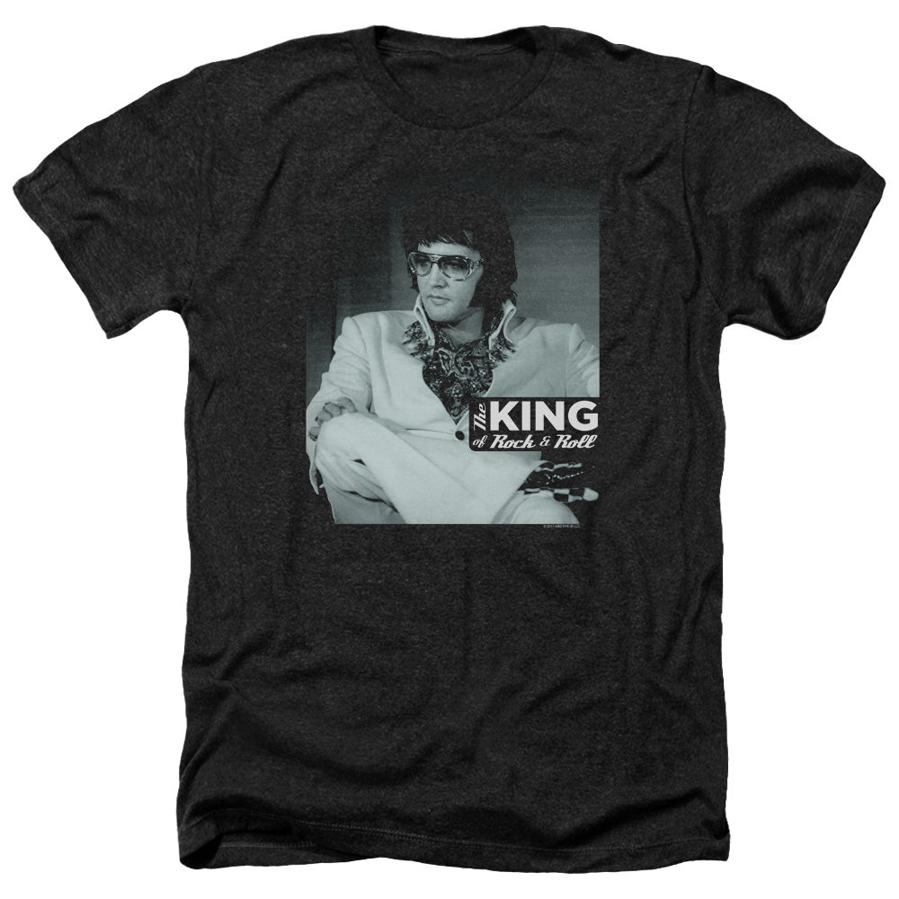 ELVIS PRESLEY/GOOD TO BE - ADULT HEATHER - BLACK