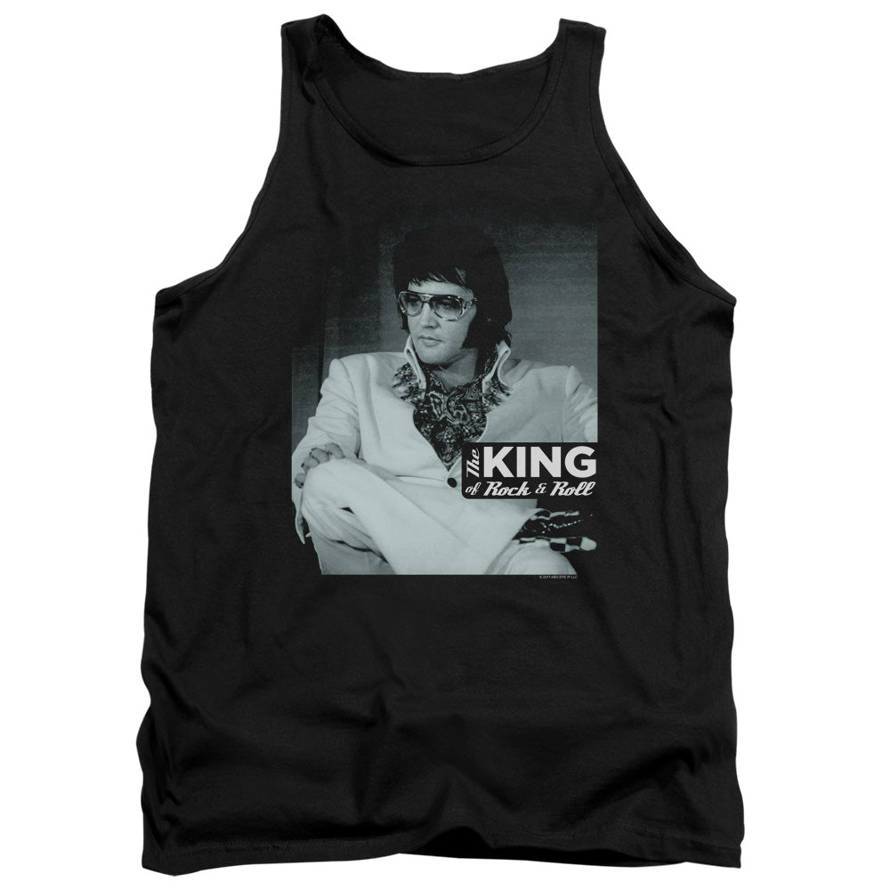 ELVIS PRESLEY/GOOD TO BE - ADULT TANK - BLACK