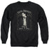 ELVIS PRESLEY/ROCK LEGEND - ADULT CREWNECK SWEATSHIRT - BLACK