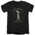 ELVIS PRESLEY/ROCK LEGEND - S/S ADULT V-NECK 30/1 - BLACK