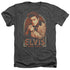 ELVIS PRESLEY/STRIPES - ADULT HEATHER - CHARCOAL