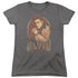 ELVIS PRESLEY/STRIPES - S/S WOMENS TEE - CHARCOAL