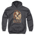 ELVIS PRESLEY/STRIPES - YOUTH PULLOVER HOODIE - CHARCOAL