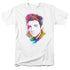 ELVIS PRESLEY/WATERCOLOR KING - S/S ADULT 18/1 - WHITE