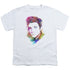 ELVIS PRESLEY/WATERCOLOR KING - S/S YOUTH 18/1 - WHITE
