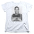 ELVIS PRESLEY/ARMY MUG SHOT - S/S WOMENS TEE - WHITE