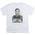 ELVIS PRESLEY/ARMY MUG SHOT - S/S YOUTH 18/1 - WHITE