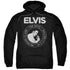 ELVIS PRESLEY/ROCK KING - ADULT PULLOVER HOODIE - BLACK