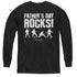 ELVIS PRESLEY/FATHERS DAY ROCKS - YOUTH LONG SLEEVE TEE - BLACK