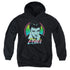 ELVIS PRESLEY/NEON KING - YOUTH PULLOVER HOODIE - BLACK