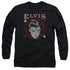 ELVIS PRESLEY/HAIL THE KING - L/S ADULT 18/1 - BLACK