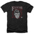 ELVIS PRESLEY/HAIL THE KING - ADULT HEATHER - BLACK