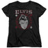 ELVIS PRESLEY/HAIL THE KING - S/S WOMENS TEE - BLACK